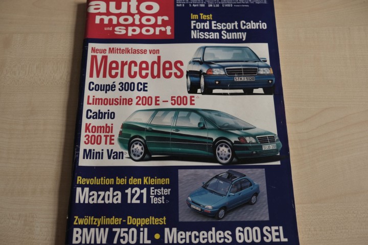 Deckblatt Auto Motor und Sport (08/1991)